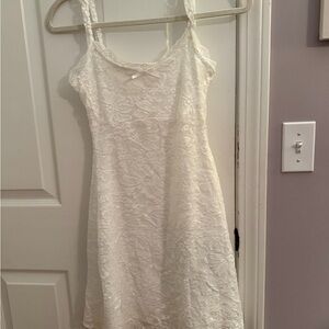 SHEIN White Lace Mini Dress